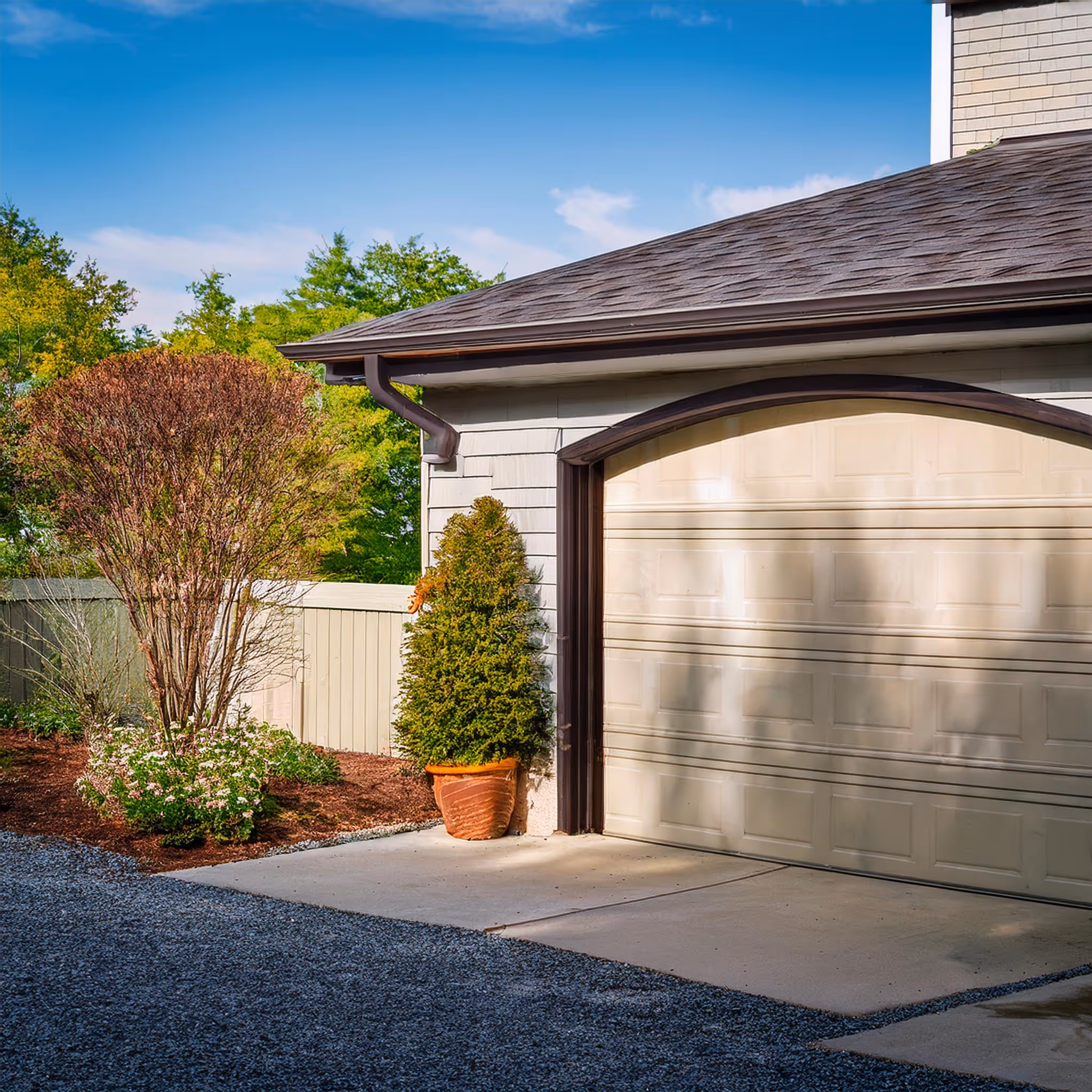 Professional garage door repair service.