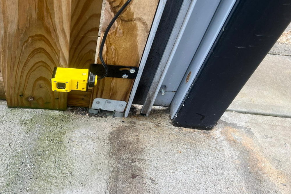 Commercial garage door repair.