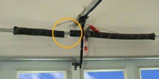 Garage door broken spring repair