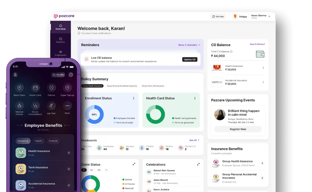 Pazcare Dashboard