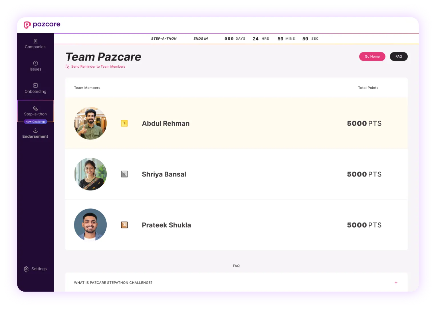 Image showing the a brief overview of pazcare claim process