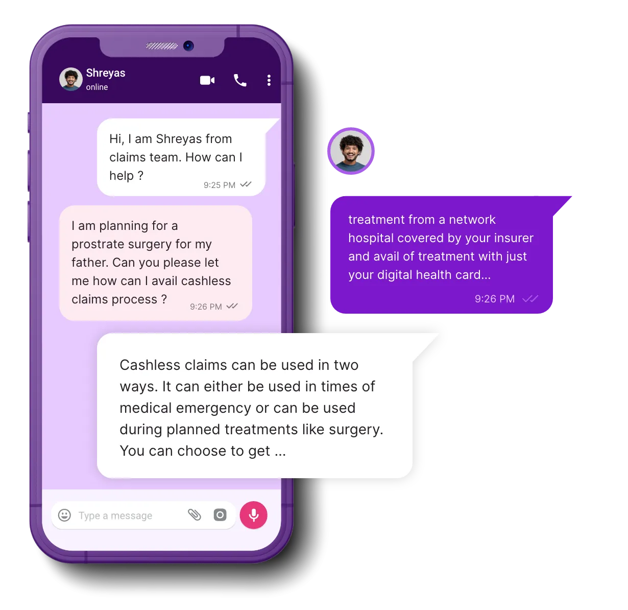 Image showing the a brief overview of pazcare claim process