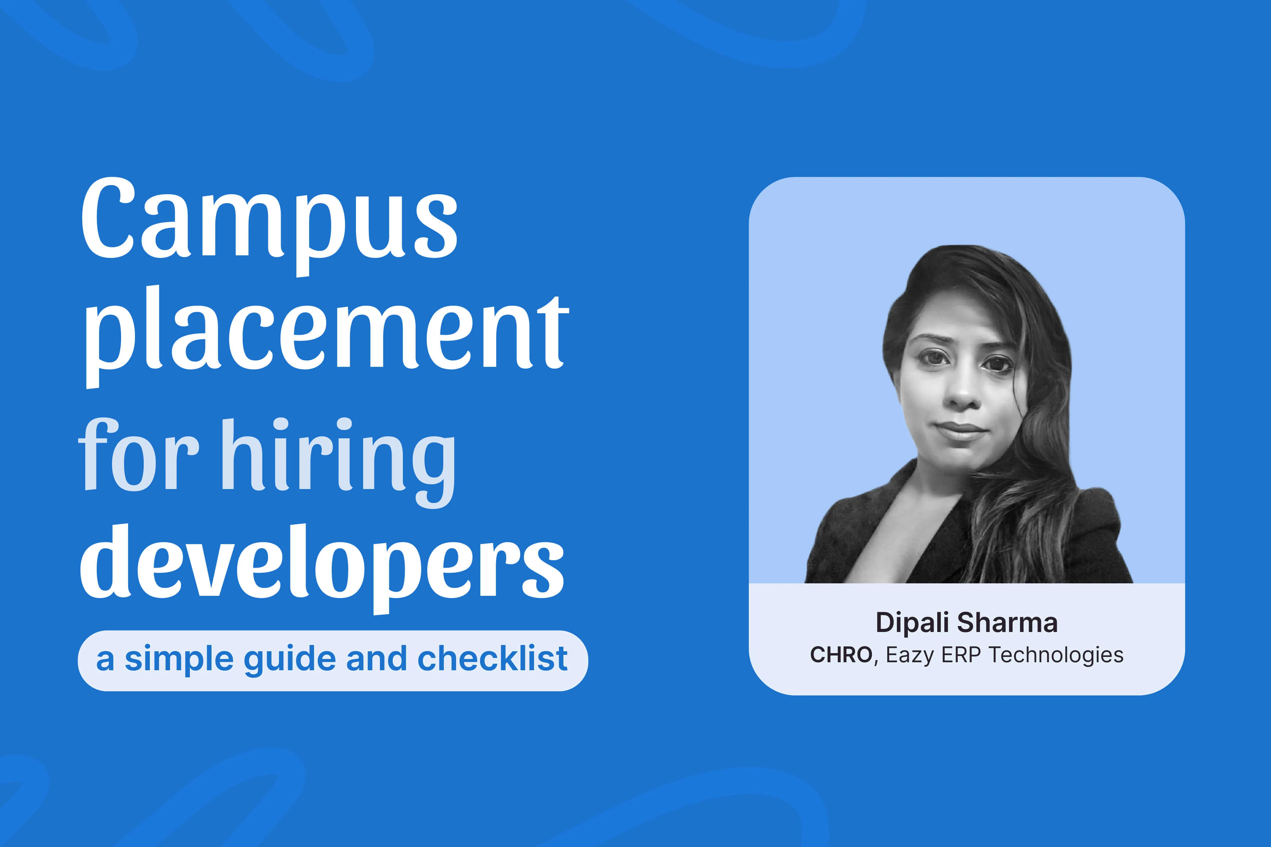 Conducting placements for developers