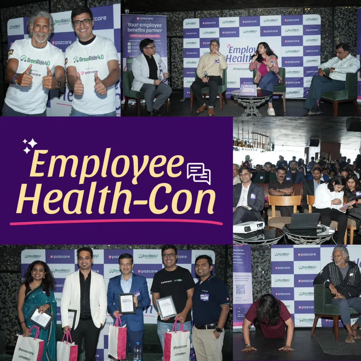 Pazare hosted a Employee Healthcon in association with Milind Soman