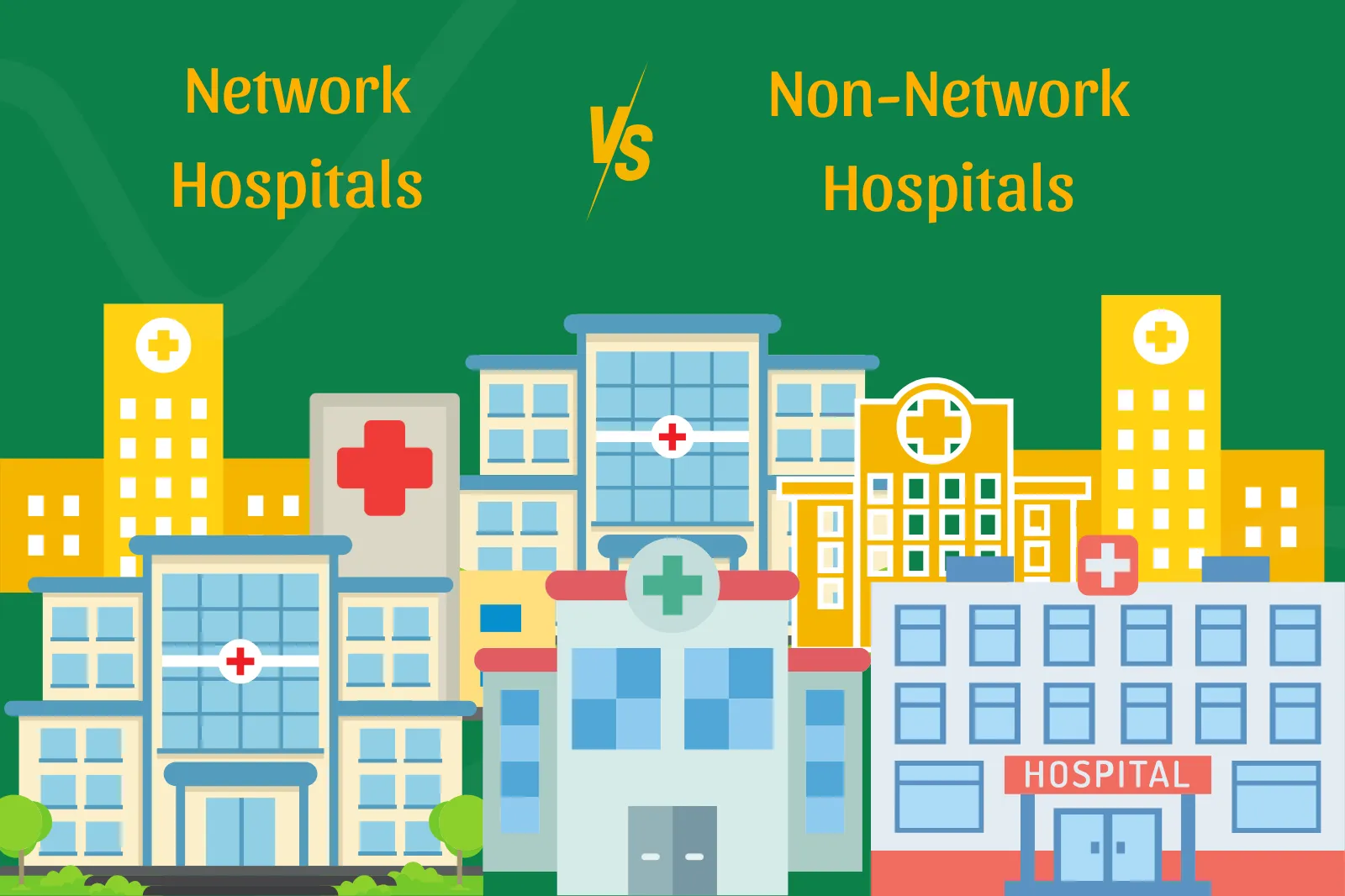 Network and non-network hospitals difference
