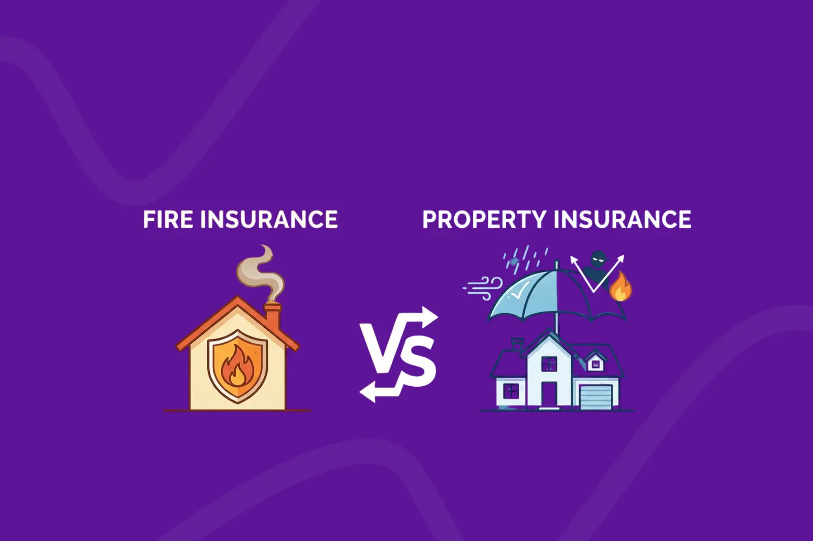 Fire insurance vs Property insurance: What’s the difference?