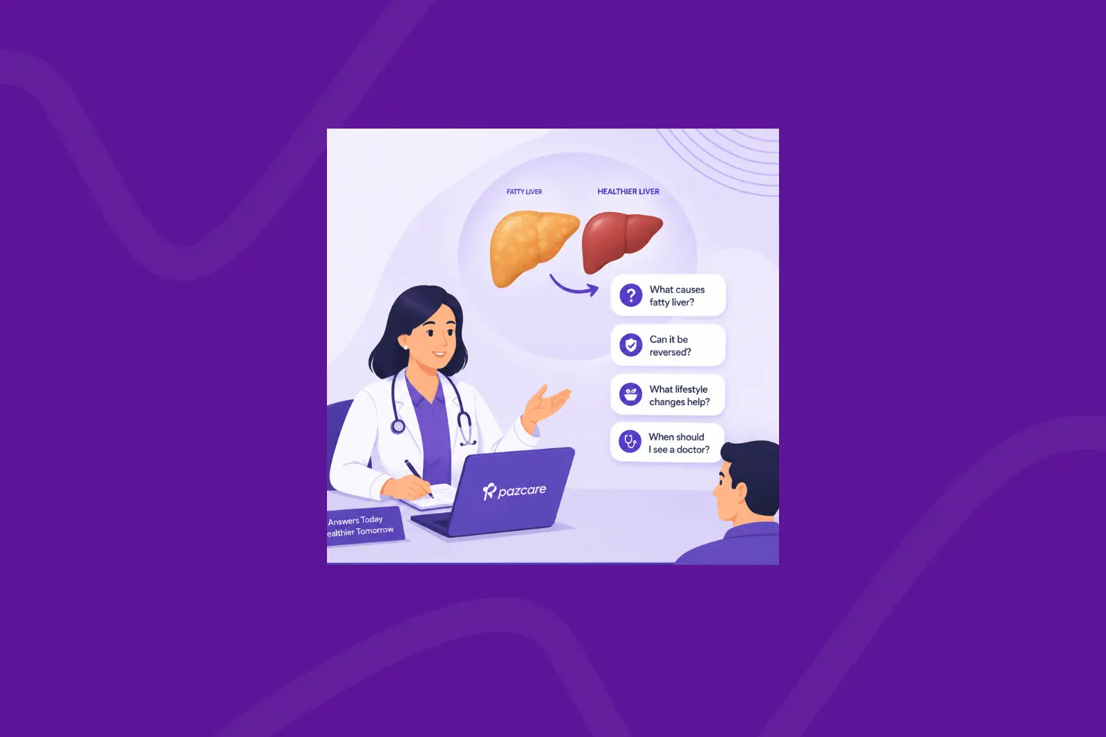 Can fatty liver be reversed? 