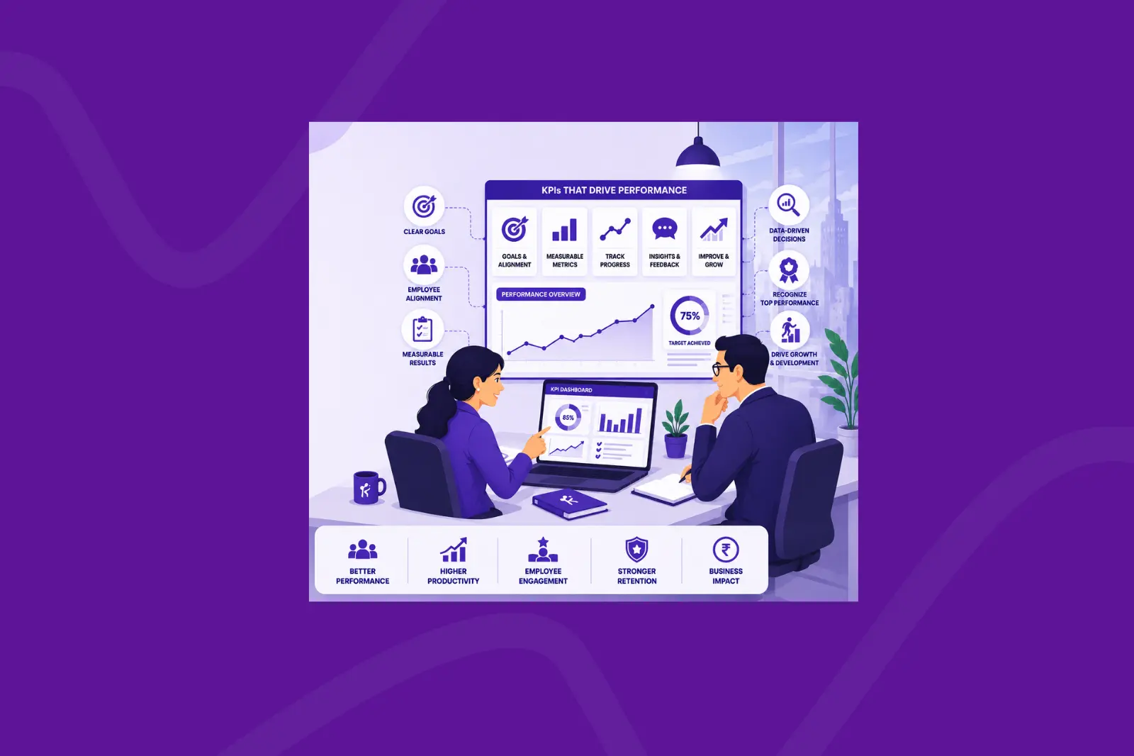 How HR can use KPIs to improve employee performance?