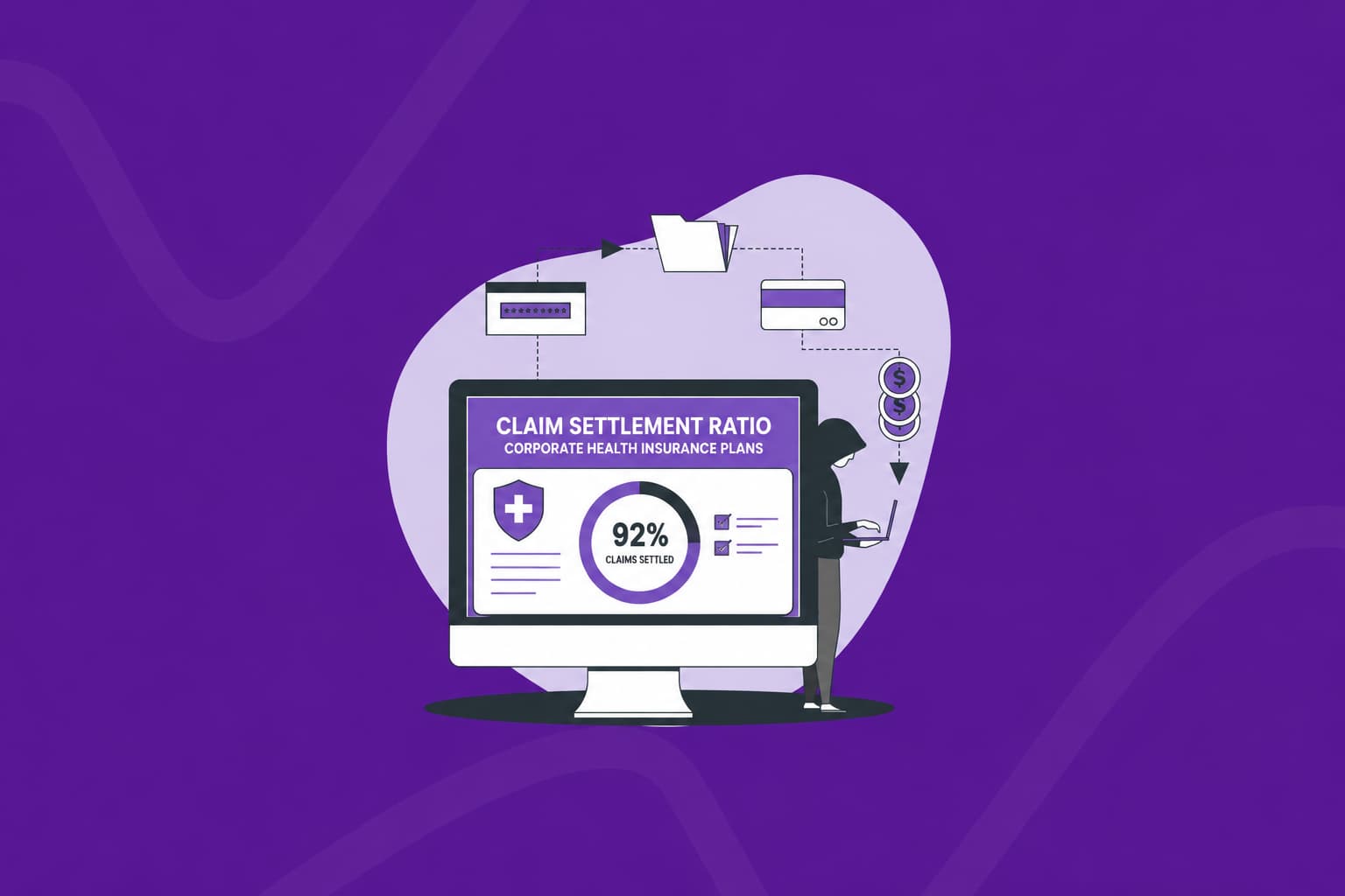 How to check the claim settlement ratio of corporate health insurance plans?