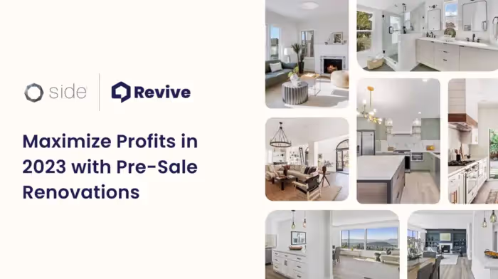 Side & Revive | Maximize Profits in 2023 with Pre-Sale Renovations
