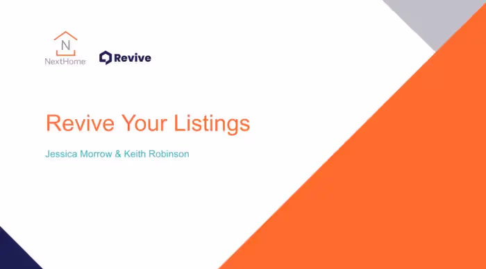  NextHome & Revive | Welcome Webinar