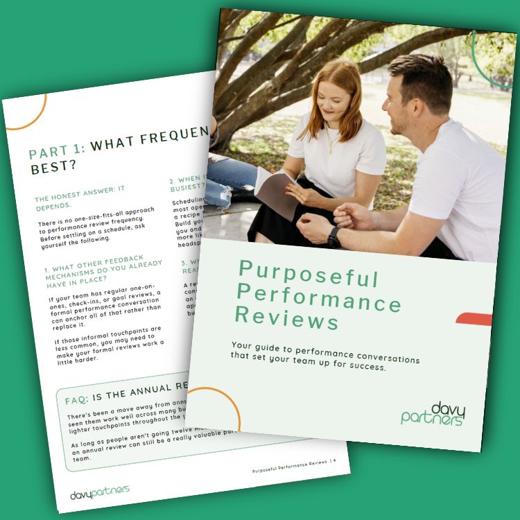 Document preview of Purposeful Performance Reviews Guide