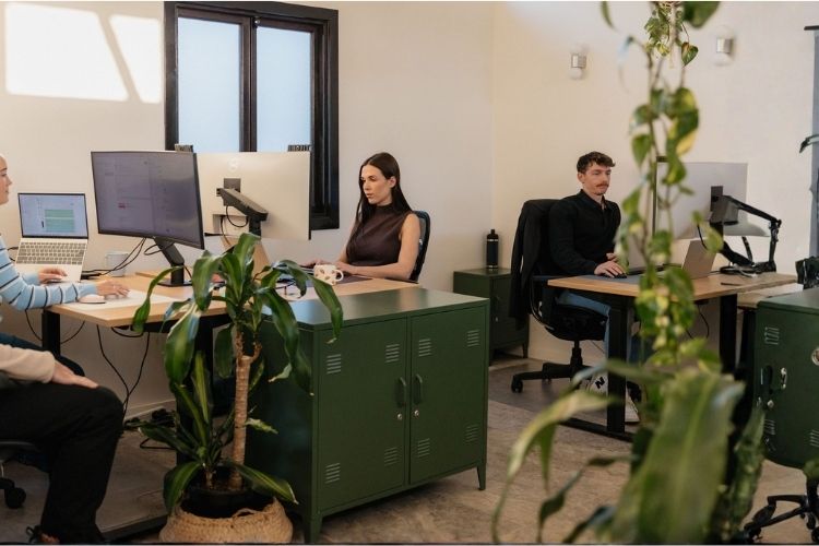 Small business office with HR Partners