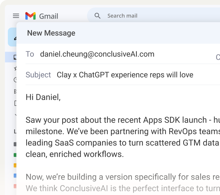 Personalize outreach