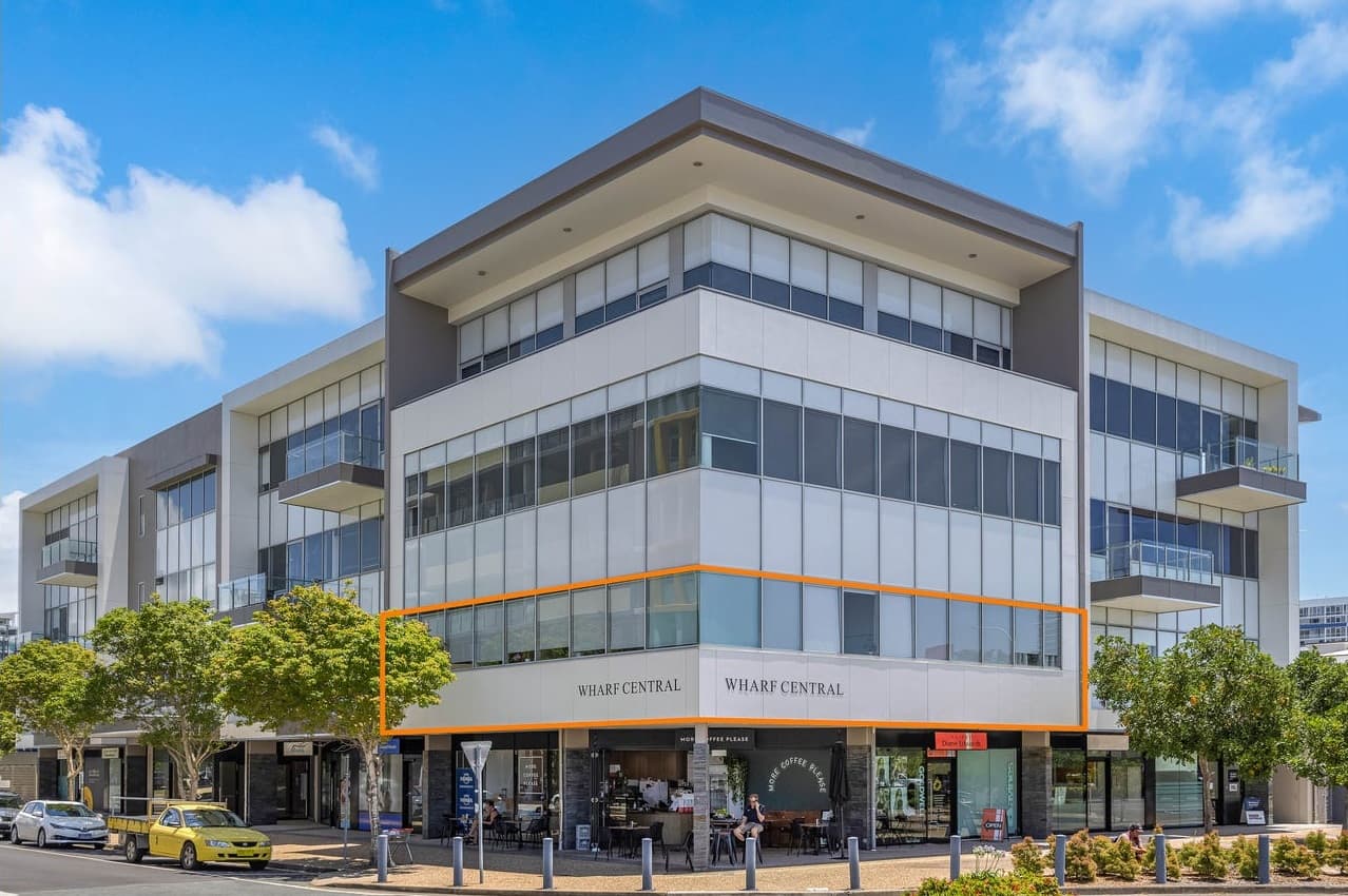 High-yield SMSF Office Investment with 3+3 Years Lease to 2031 to 10y established Tenant exterior