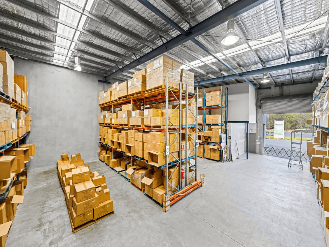 Entry-level Blue-chip Brisbane TradeCoast Industrial Investment warehouse inside