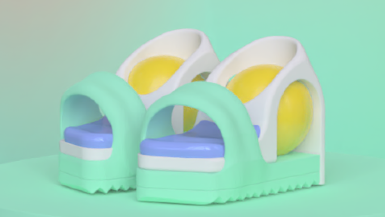 3D footwear model free
