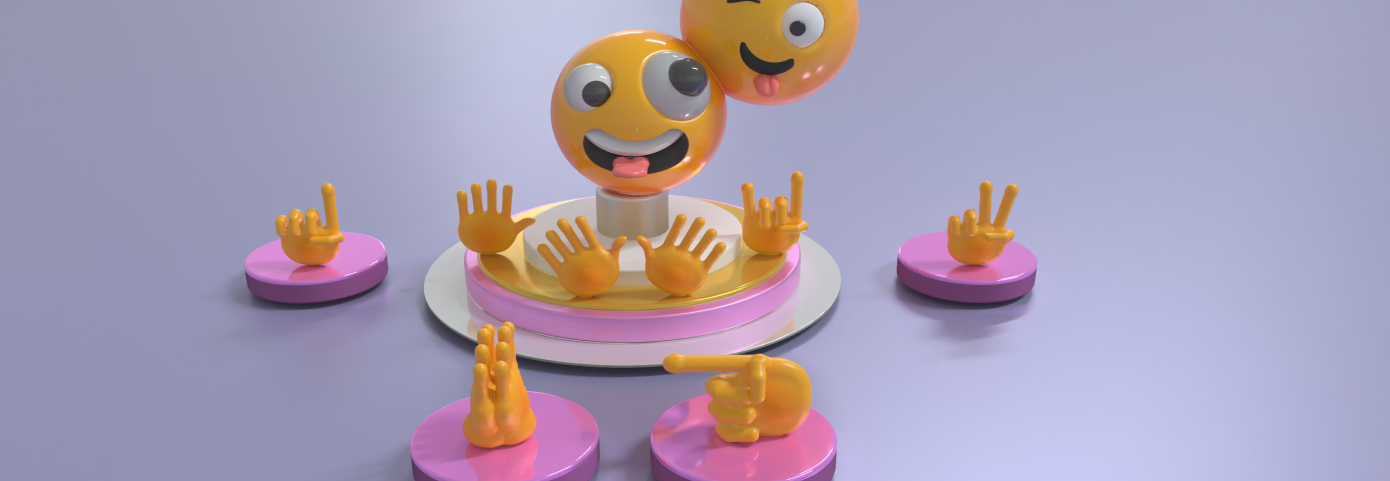 3d emojis on browser