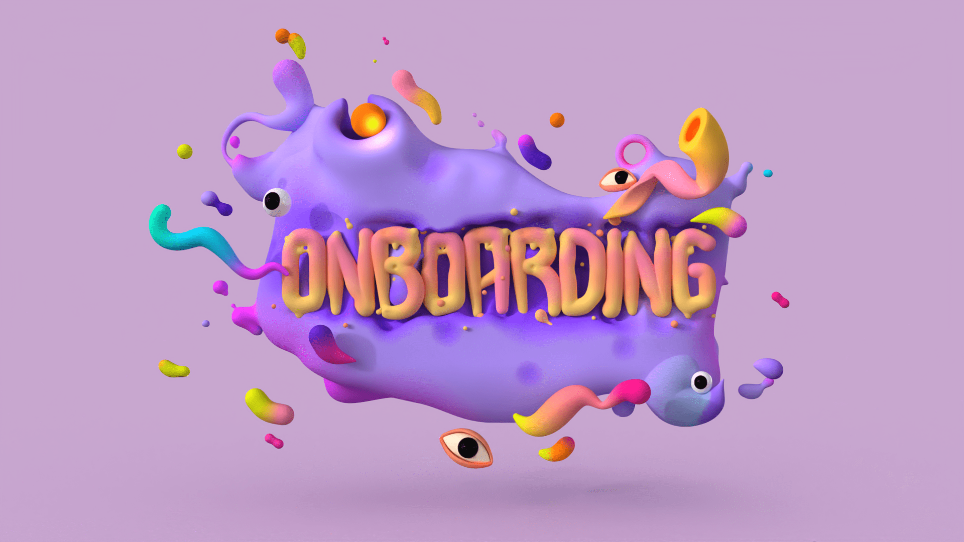 3D typography model