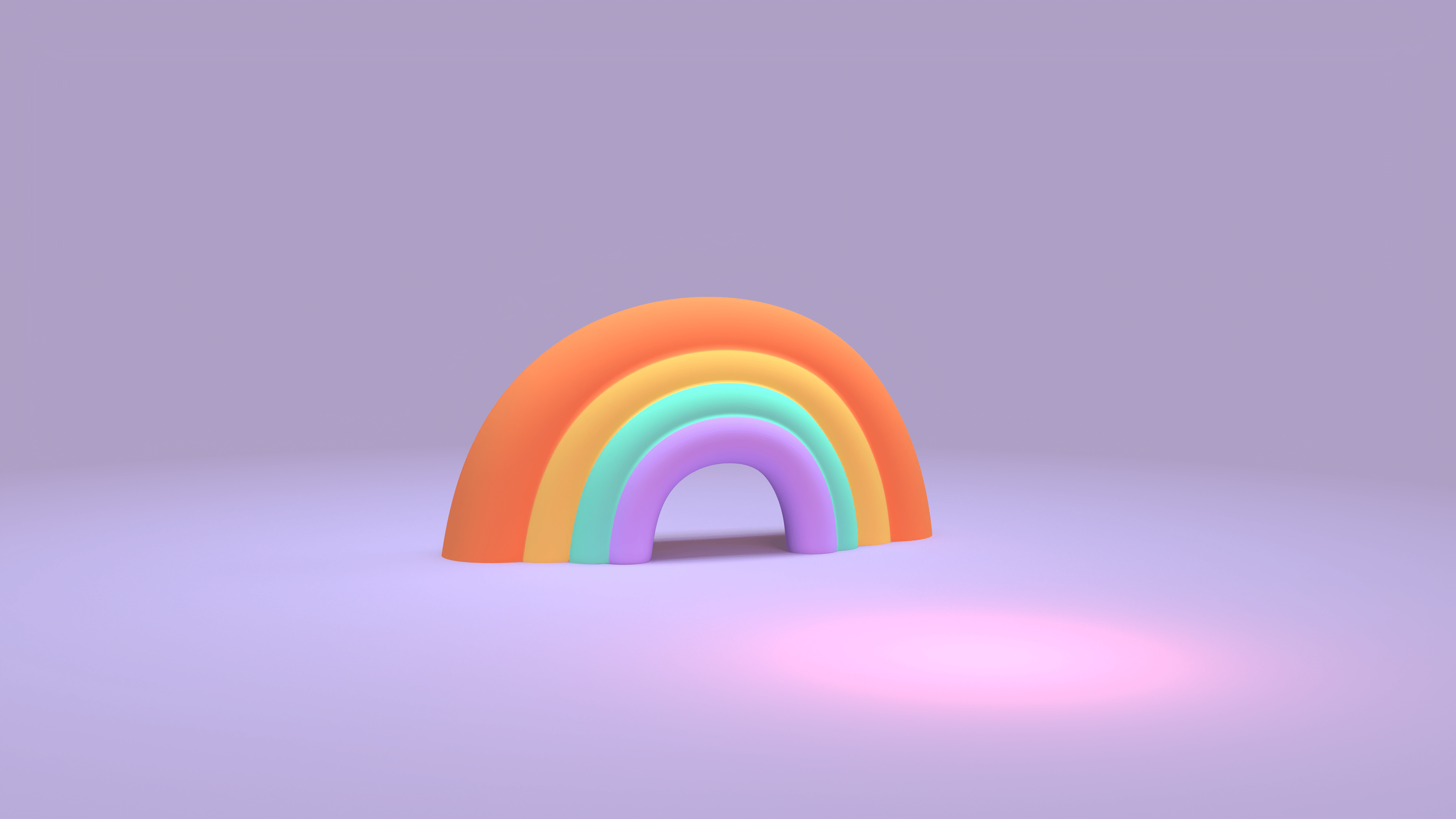 3d model rainbow womp
