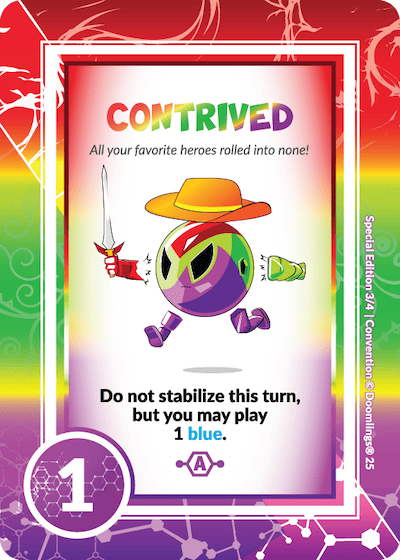 CONTRIVED  (3)