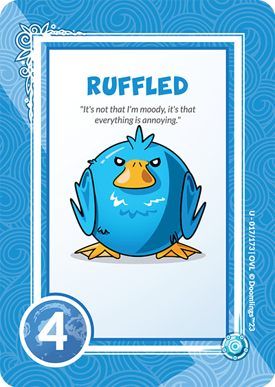 RUFFLED