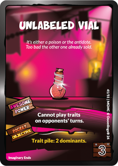 UNLABELED VIAL