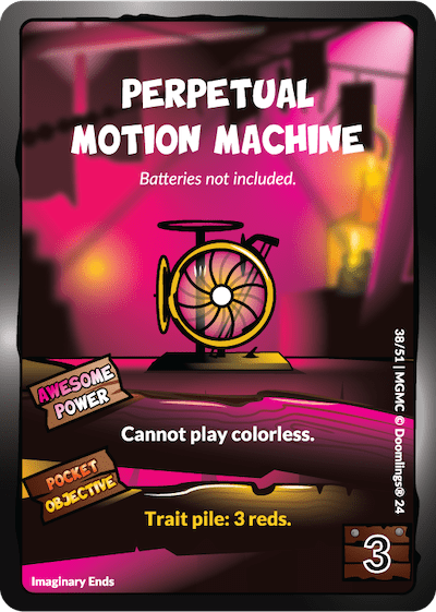 PERPETUAL MOTION MACHINE
