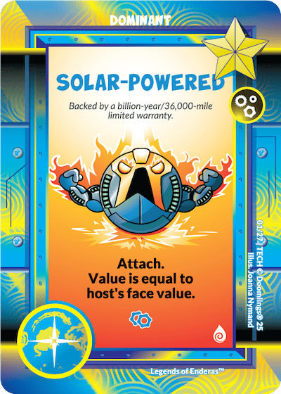 SOLAR-POWERED
