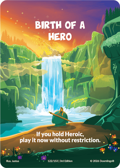BIRTH OF A HERO