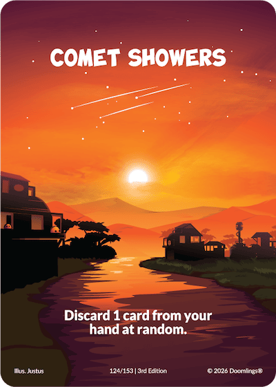 COMET SHOWERS