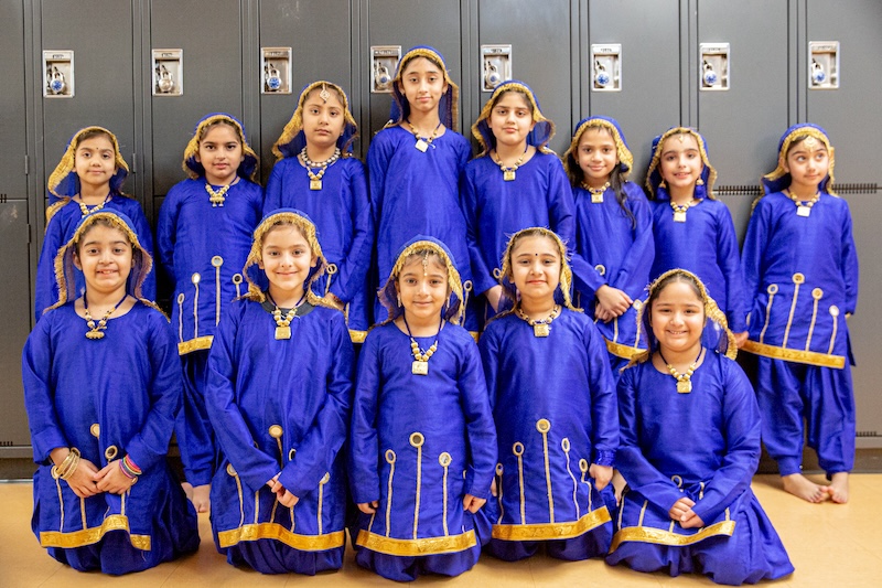 Group photo of girl dancers