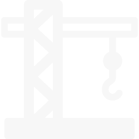 Construction icon of a crane.