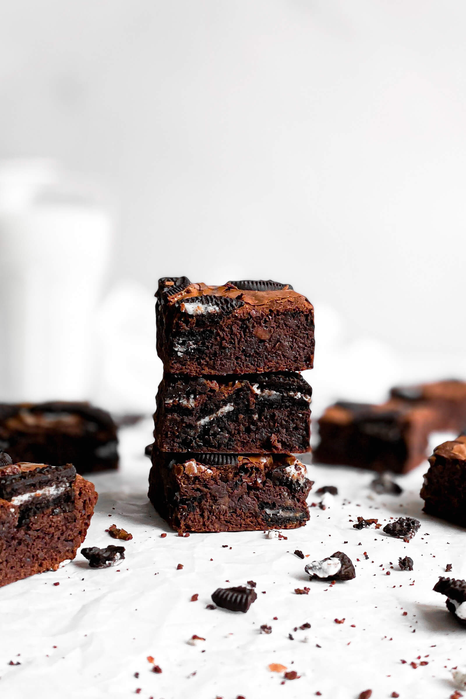 Fudgy Oreo Brownies