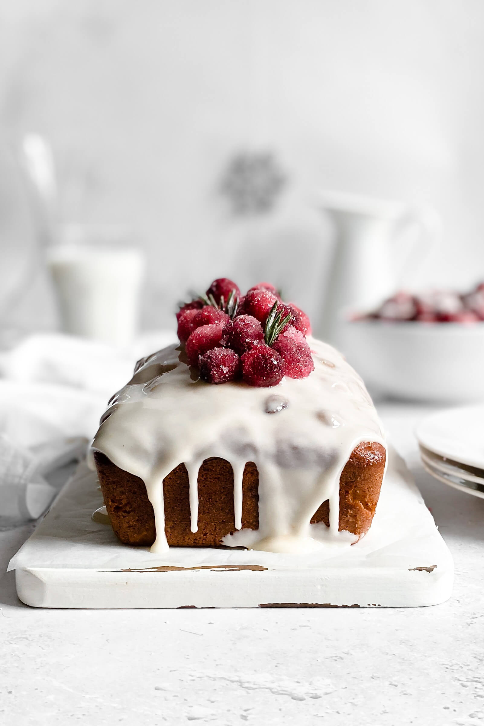 Orange Cranberry Loaf Cake