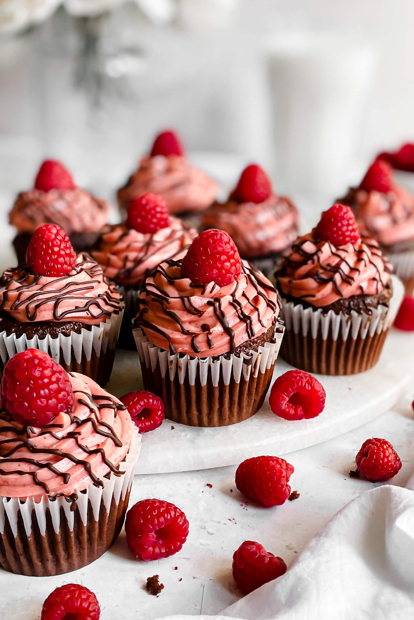 Chocolate Raspberry Cupcakes