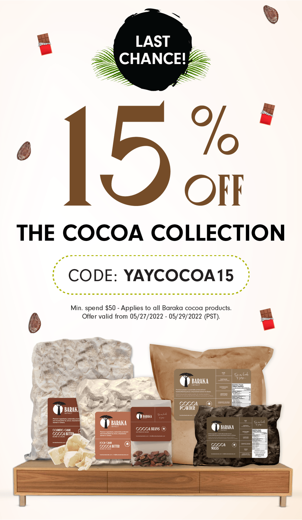 baraka cocoa collection promo