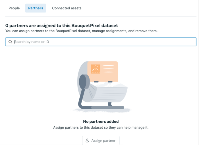 Assigning partners to business portfolio