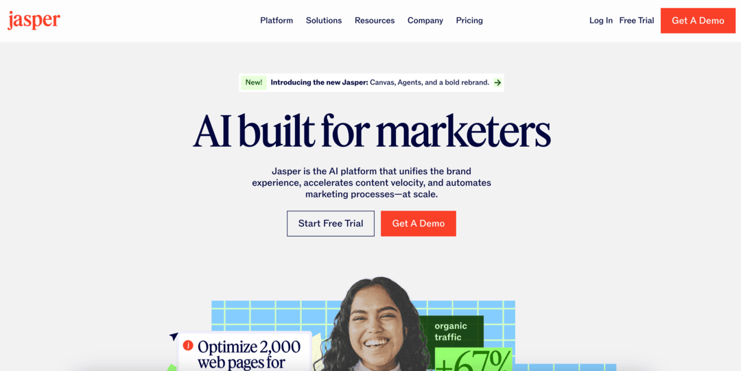 Jasper homepage