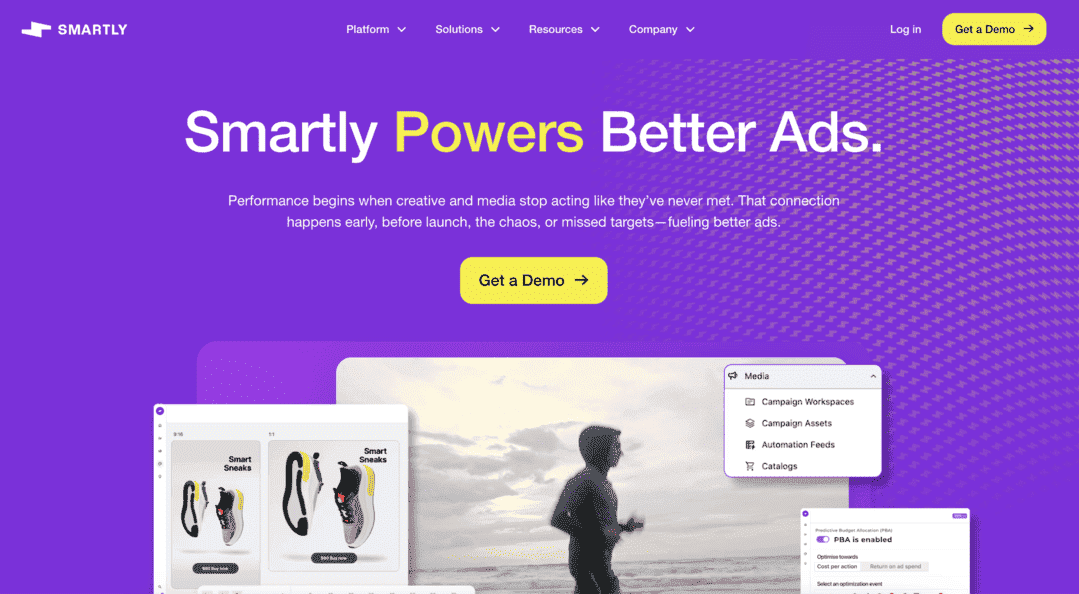 Smartly IO homepage