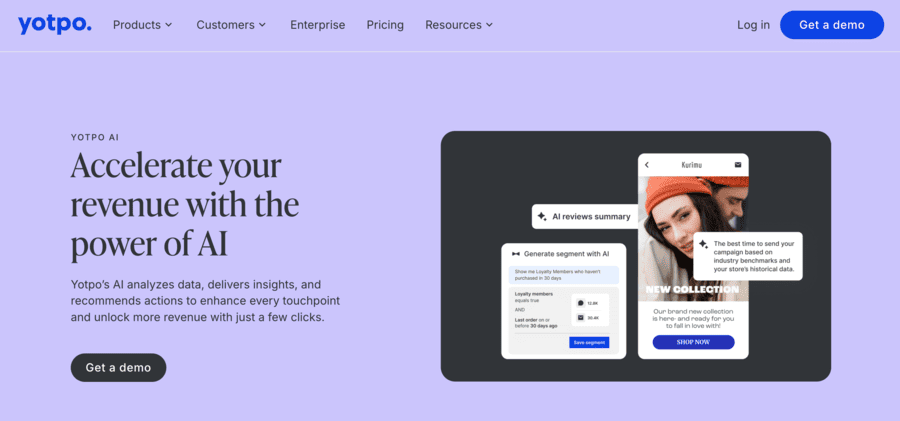 Yotpo homepage
