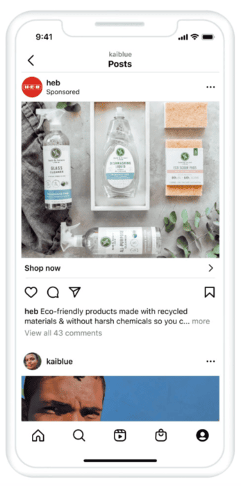 Instagram Profile Feed image ad specs