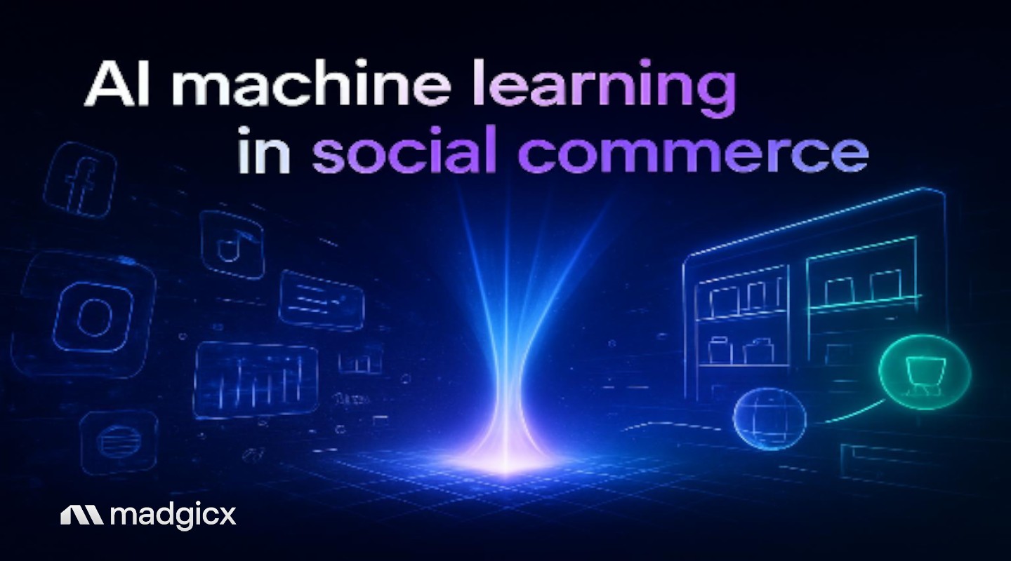 AI machine learning in social commerce