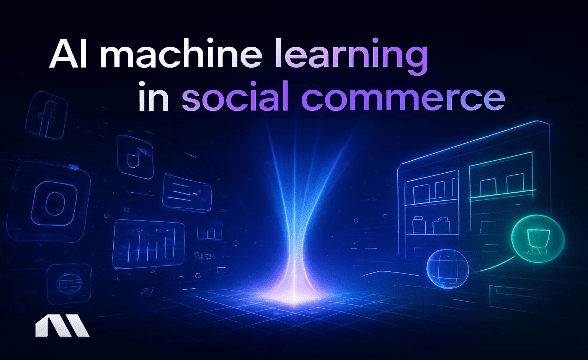 AI machine learning in social commerce