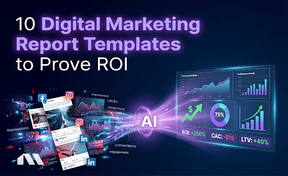 digital marketing report template
