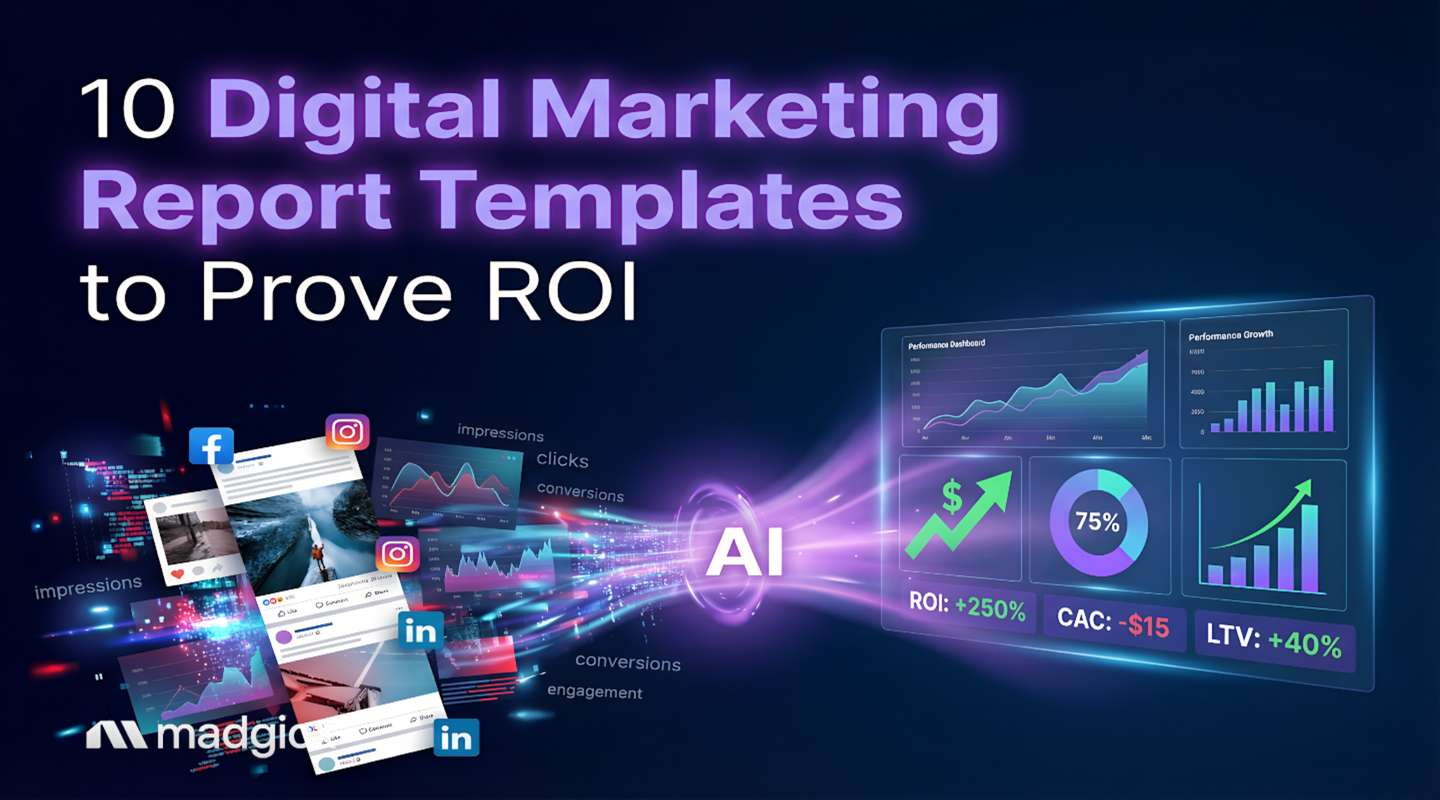 digital marketing report template