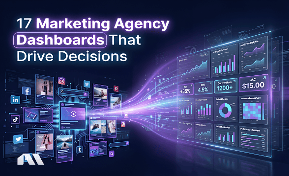 marketing agency dashboard‍ 