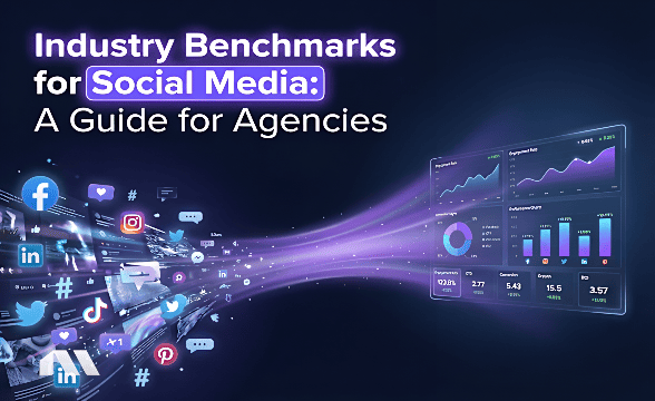 industry benchmarks for social media