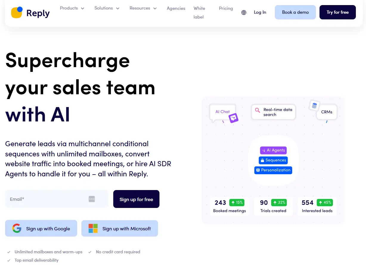 Reply.io - AI email marketing tools