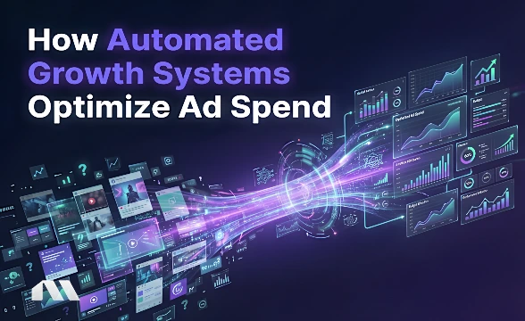 How do automated growth systems optimize ad spend?